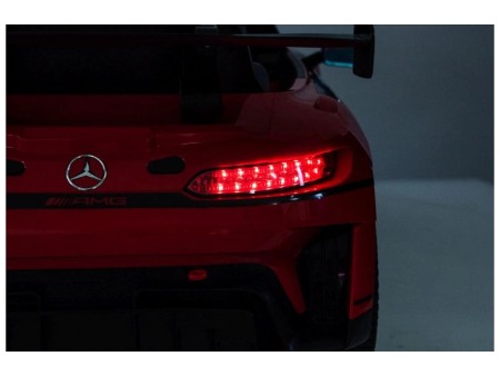 Masinuta electrica Mercedes GT3 pentru copii cu roti EVA, scaun piele ECO si telecomanda [7]