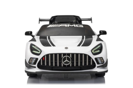 Masinuta electrica Mercedes GT3 pentru copii cu roti EVA, scaun piele ECO si telecomanda [11]
