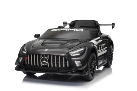 Masinuta electrica Mercedes GT3 pentru copii cu roti EVA, scaun piele ECO si telecomanda [24]