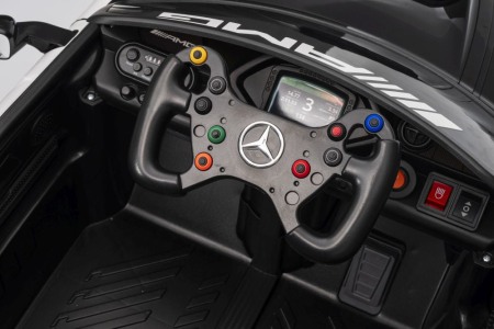 Masinuta electrica Mercedes GT3 pentru copii cu roti EVA, scaun piele ECO si telecomanda [27]