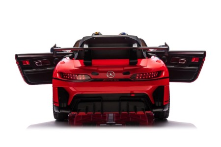 Masinuta electrica Mercedes GT3 pentru copii cu roti EVA, scaun piele ECO si telecomanda [4]