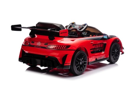 Masinuta electrica Mercedes GT3 pentru copii cu roti EVA, scaun piele ECO si telecomanda [3]