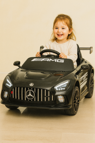 Masinute electrice - Masinuta electrica Mercedes GT3 scaun piele ECO si telecomanda