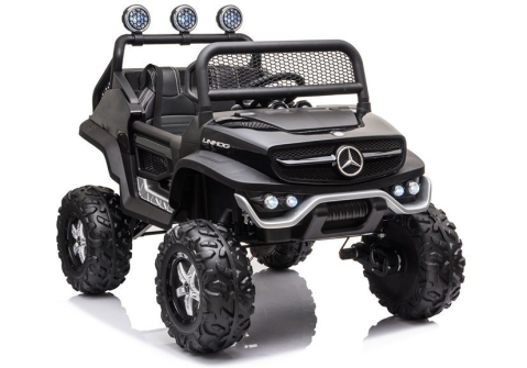 Vehicule electrice copii - Mașinuță Electrică Mercedes Unimog S, Negru