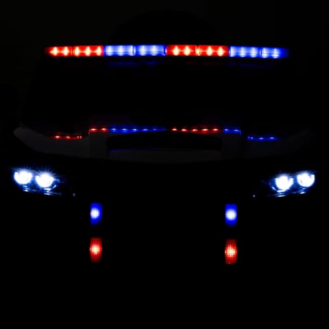 Masinuta electrica Politie copii XMX629 – 2 Motoare, Roti EVA, Girofar si Statia Voce [5]