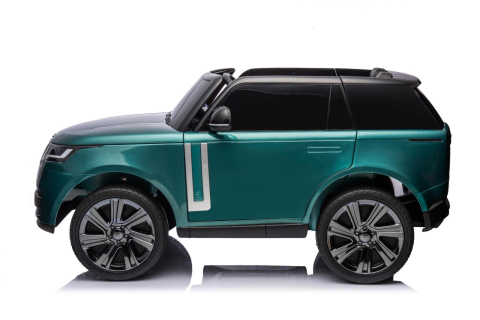 Masinuta electrica Range Rover Vogue cu licenta, 2 locuri, 12V 14Ah, 4x35W, roti EVA, telecomanda, verde, 3 ani+ [4]