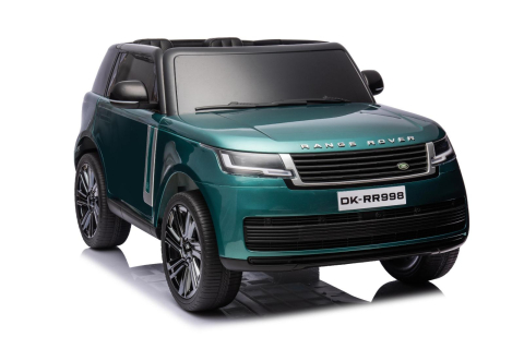 Masinuta electrica Range Rover Vogue cu licenta, 2 locuri, 12V 14Ah, 4x35W, roti EVA, telecomanda, verde, 3 ani+ [2]