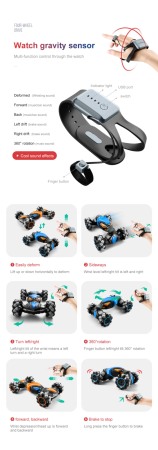 Masinuta electrica rotativa Stunt Car Control dual Bebelul [9]