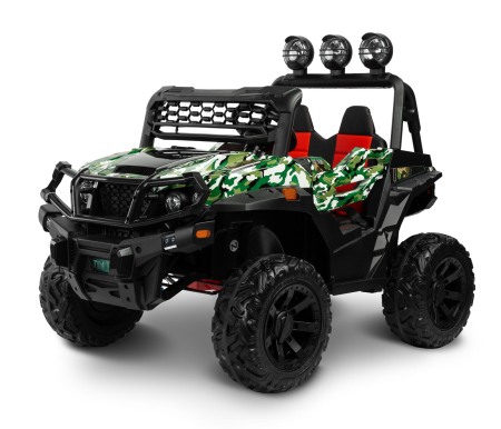 Masinuta electrica, Timus, off-road, cu telecomanda, 4 motoare de 12V [0]