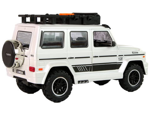 Masinuta Off-Road cu sunete si lumini Alba, 3 ani+ [4]