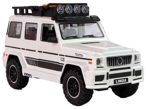 Masinuta Off-Road cu sunete si lumini Alba, 3 ani+ [5]