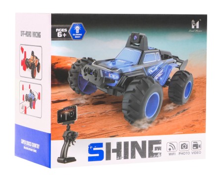 Masinuta off-road cu telecomanda, SHINE cu camera Wi-Fi, ROSU/NEGRU [7]
