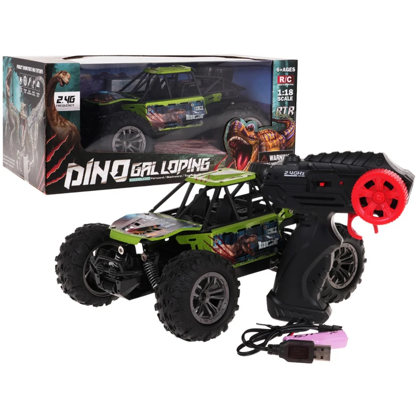 Masinute R/C - Masinuta R/C Dino Crawler 1:18 – Off-Road pentru Copii 6+