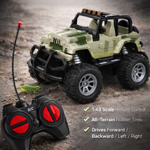 Vehicule si jucarii R/C - masinuta-rc-off-road-moro-1-43-roti-mari-suspensii-6ani-Bebelul