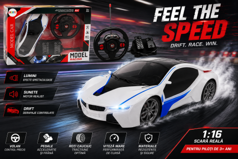 Masinute R/C - masina-turbo-volan-pedale-bebelul