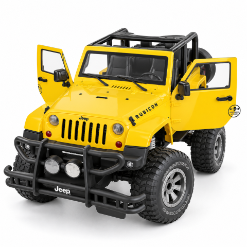 Masinuta RC 1/9 Jeep Wrangler Rubicon cu Licenta E313-003 galbena 6 ani+ [2]