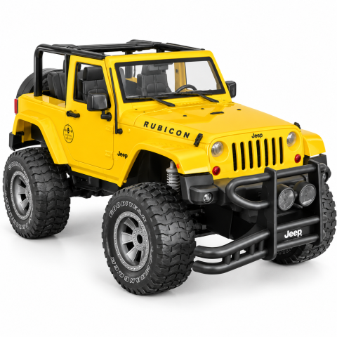 Masinuta RC 1/9 Jeep Wrangler Rubicon cu Licenta E313-003 galbena 6 ani+ [1]