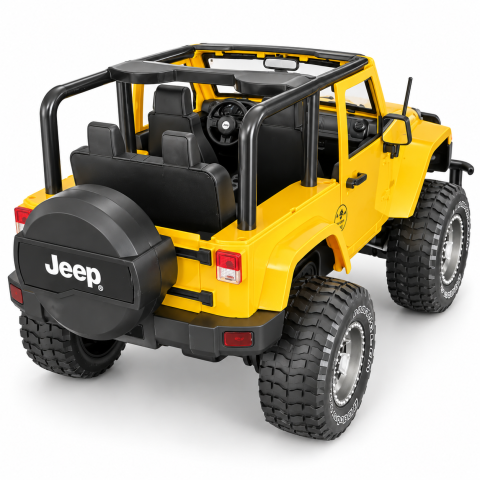 Masinuta RC 1/9 Jeep Wrangler Rubicon cu Licenta E313-003 galbena 6 ani+ [4]