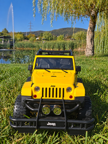 Masinuta RC 1/9 Jeep Wrangler Rubicon cu Licenta galbena 6 ani+ [1]