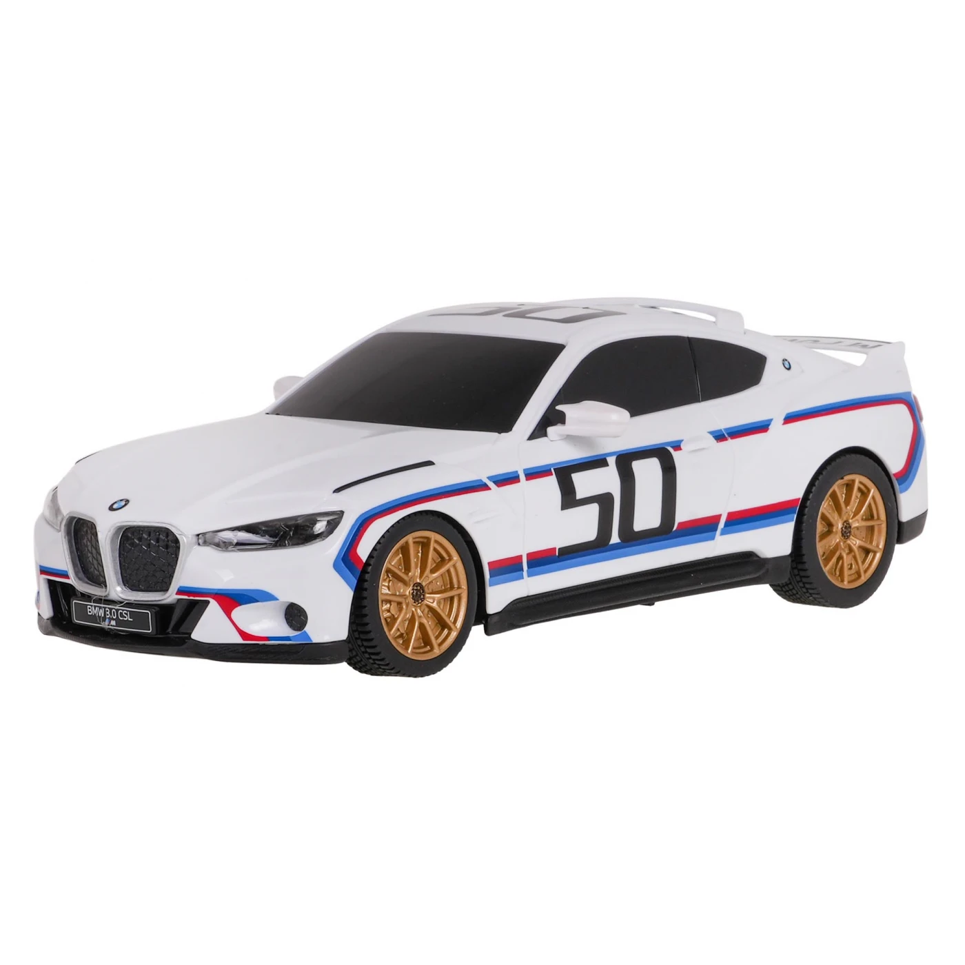 Mașină RC BMW 3.0 CSL alb 1:24 licențiat Rastar [3]