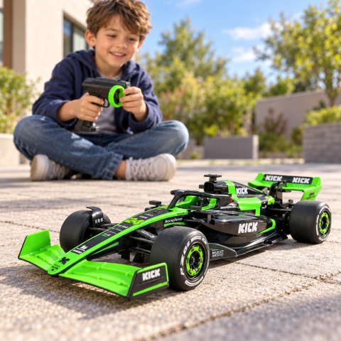 Masinuta RC Formula 1 KICK Sauber C44, cu LICENTA, 1:16, 2.4 GHz, 6 ani+ [2]