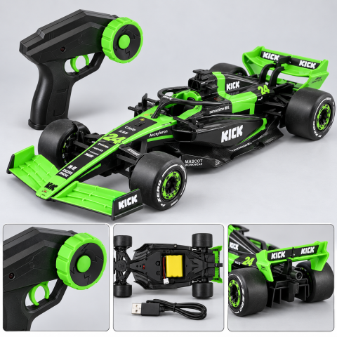 Masinuta RC Formula 1 KICK Sauber C44, cu LICENTA, 1:16, 2.4 GHz, 6 ani+ [1]