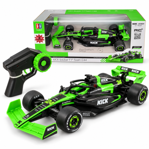 Jucarii cu telecomanda (RC) - Masinuta RC Formula 1 KICK Sauber C44, cu LICENTA, 1:16, 2.4 GHz, 6 ani+