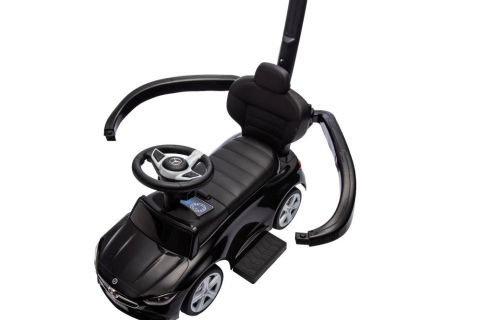 Masinuta ride-on Mercedes 3 in 1, 12-36 luni cu maner Negru [3]