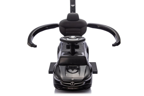 Masinuta ride-on Mercedes 3 in 1, 12-36 luni cu maner Negru [4]