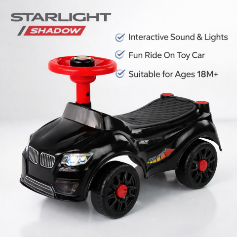 Ride-on - Masinuta-ride-on-QX-3399-2-negru-cu-claxon