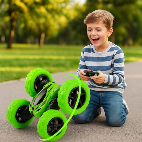 Masinute R/C - masinuta-rc-stunt-360-rotatie-flip-dubla-control-reincarcabila