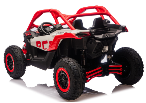 Mașinuță electrică Maverick CAN-AM Turbo RR RS STRONG AIR, 24V, Roșu [4]