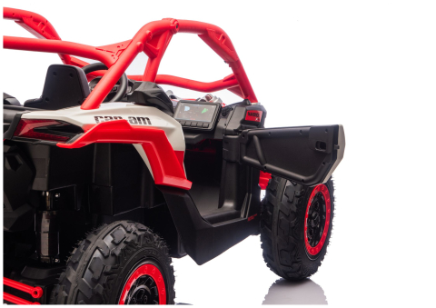 Mașinuță electrică Maverick CAN-AM Turbo RR RS STRONG AIR, 24V, Roșu [8]