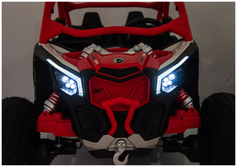 Mașinuță electrică Maverick CAN-AM Turbo RR RS STRONG AIR, 24V, Roșu [13]