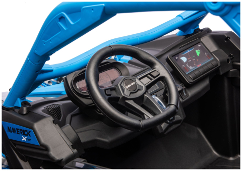 Mașinuță electrică Maverick CAN-AM Turbo RR RS STRONG AIR, 24V, Albastru [11]