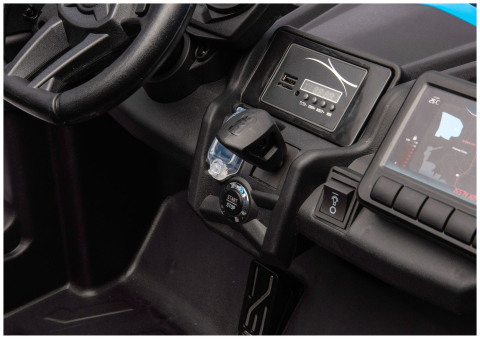 Mașinuță electrică Maverick CAN-AM Turbo RR RS STRONG AIR, 24V, Albastru [12]