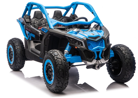 Vehicule electrice copii - Mașinuță electrică Maverick CAN-AM Turbo RR RS STRONG AIR, 24V, Albastru