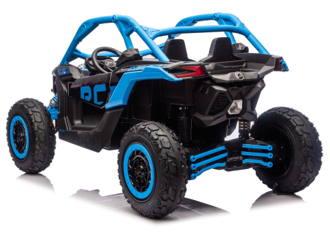 Mașinuță electrică Maverick CAN-AM Turbo RR RS STRONG AIR, 24V, Albastru [4]