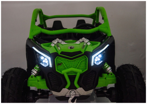 Mașinuță electrică Maverick CAN-AM Turbo RR RS STRONG AIR, 24V, Verde [14]