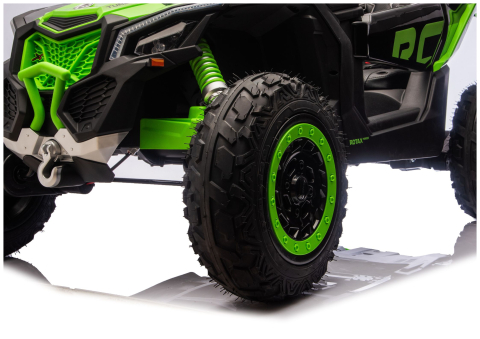 Mașinuță electrică Maverick CAN-AM Turbo RR RS STRONG AIR, 24V, Verde [13]