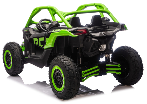 Mașinuță electrică Maverick CAN-AM Turbo RR RS STRONG AIR, 24V, Verde [4]