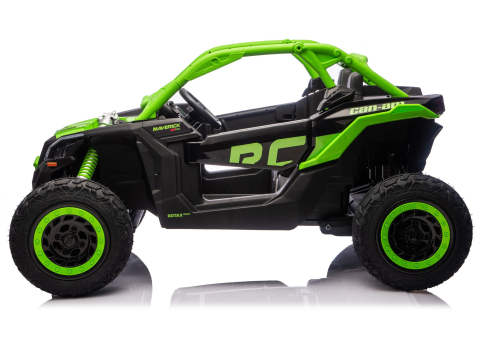 Mașinuță electrică Maverick CAN-AM Turbo RR RS STRONG AIR, 24V, Verde [3]