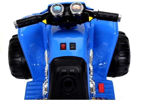 ATV Electric Medium Quad Albastru, 12V, 2 Motoare și Panou Audio [6]