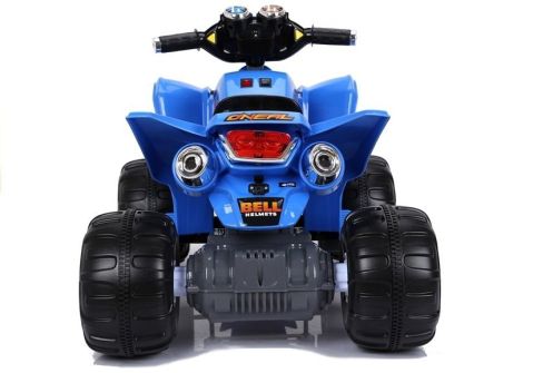 ATV Electric Medium Quad Albastru, 12V, 2 Motoare și Panou Audio [7]