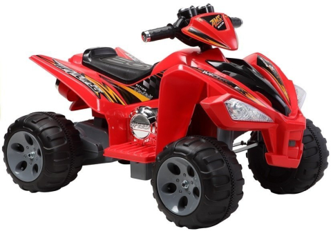 Vehicule electrice copii - ATV Electric Medium Quad Roșu, 12V, Motoare Puternice 2x45W