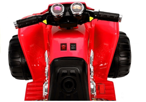 ATV Electric Medium Quad Roșu, 12V, Motoare Puternice 2x45W [6]