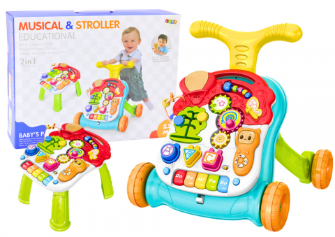 Jucarii Copii - masa-educativa-antepremergator-2in1-lumini-sunete-pian-Bebelul