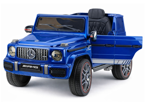 Mașinuță Electrică Mercedes AMG G 63 Albastru lăcuit [2]