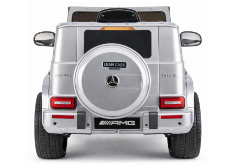 Mașinuță Electrică Mercedes AMG G 63 Argintiu lăcuit [5]