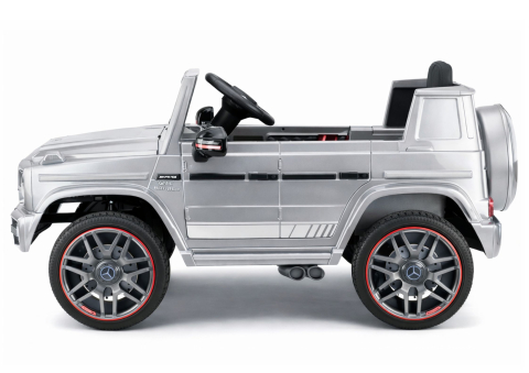 Mașinuță Electrică Mercedes AMG G 63 Argintiu lăcuit [7]